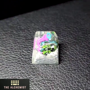 [SG READY STOCK] SUICUNE KeyCap | Pokémon Keycap for Mechanical Keyboard Customized Resin Hand-made Translucent Keycap
