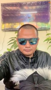 topi udeng bulu palsu blangkon laki laki rambut palsu UDENG BALI JAWA