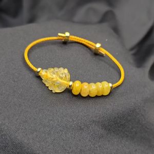 Vòng cáp ngũ điếu hồ ly chúa TA Tóc Vàng loại đẹp cho mệnh Thổ và Kim - Phong Thủy TUDO