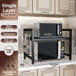 Extendable Multifunction Shelf for Appliances