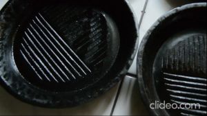 Dapur Logam  Cast Iron / Hot Plate Steak Model Bulat salur 22cm