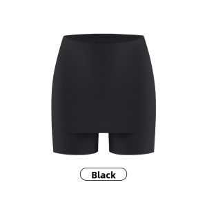 miiow | Three-in-One Ice Silk Safety Pants Womens Seamless Underwear Shorties Triangle Area Coverage Abdomen Control Invisible Briefs