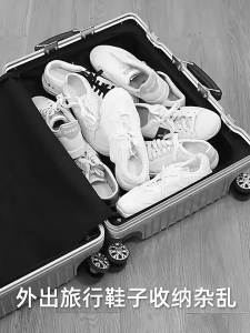 5/10 Chiếc Vải Không Dệt Chống Thấm Nước Bảo Quản Giày Túi Du Lịch Di Động Tủ Quần Áo Tổ Chức Quần Áo Phân Loại Rút Túi Treo Dành Cho Nam
