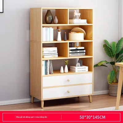 Giá Sách Chất Liệu Gỗ Đơn Giản Hiện Đại