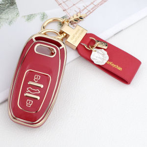 TPU Protector Holder Bag for Audi A1 A3 A4 A5 A6 A7 A8 Q3 Q5 Q7 S4 S5 S6 S7 S8 R8 TT Car Remote Key Case Cover Shell Fob