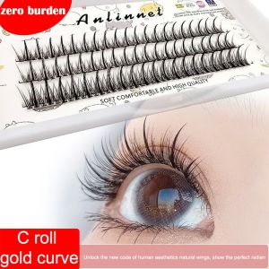 C.three Fairy Comic Fishtail Eyelashes: Natural & Realistic Single Cluster Grafting