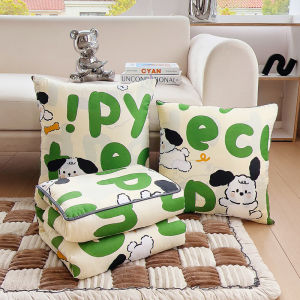 New Arrival Foldable Portable Pillow and Quilt Two-in-One Sofa Cushion Student Nap Duvet Dual-Use Office Lunch Break Blanket