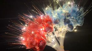 40pcs/Set Valentines Day roses flowerbouquet of rosesGift for Teachers Day,laser flowers Valentines Day gifts flower