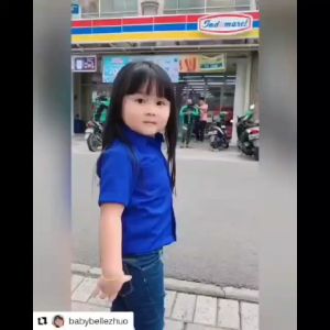 Carnaval Series | Kostum Kemeja Indomaret | Setelan Anak Perempuan | Azzafran for Mommy