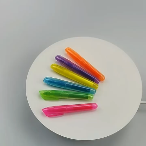 Highlighter colored hand account pen marker pen