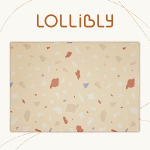 Lollibly Terrazzo Playmat (2 Sizes: Big 200 x 140cm Little 100 x 140cm) Lollily Playmat Playmats - Lazada
