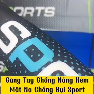 Găng Tay Chống Nắng Nam Nữ Kèm Khăn Đa Năng Chất Liệu Lụa Mát Thoáng Khí Đi Xe Máy Đạp Xe GCN03