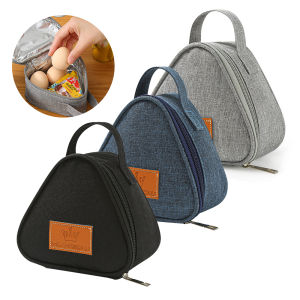 New tam giác túi cách nhiệt mini giấy bạc sinh viên cơm nắm túi dễ thương xách tay Hộp Ăn Trưa Túi đựng thức ăn ngoài trời