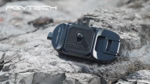 PGYTECH Beetle คลิปกล้อง QUICK RELEASE เข็มขัดหัวเข็มขัดเหมาะสำหรับ GoPro/DJI/Insta 360 และกล้องแอคชั่นอื่นๆการถ่ายภาพ DSLR กระเป๋าสะพายไหล่แบบคลิป QUICK RELEASE System