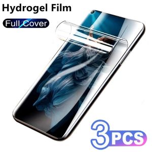 3Pcs Hydrogel Film For Xiaomi Redmi Note 14 13 12 Pro Plus Poco X6 X5 14T 13T 12T Full Cover Screen Protector