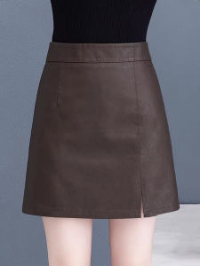 High Waist A-Line Mini Skirt Womens Autumn Winter New Style One Step Slim Fit Bodycon Skirt Korean Style Commute Skirt