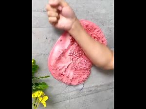 fxshop - Sikat Badan Silikon Body Scrubber Alat Pembersih Punggung Silikon COD