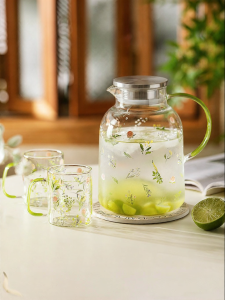 MODERN SWEETHOME | Bộ Bình Pha Trà & Nước Kính Dung Lượng Lớn