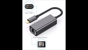 Cáp USB Type-C to Lan Gigabit kết nối mạng internet cho Máy tính Điện thoại