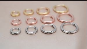 18G Small Hoop Earrings for Women Tiny Cartilage Helix Daith Tragus Huggie Earrings for Men Piercing Jewelry Sleeper Ear Hoops