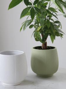 Simplified Ceramic Flower Pot for Balcony Indoor Plant Succulent Bougainvillea Green Plant Potted Plant Bonsai Tree Home Decor