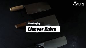 Asta Pisau Super Tajam Jumbo Stainless Steel Professional Chef Knife Golok Daging Pisau Cacah Tulang