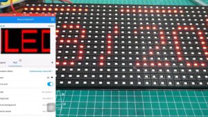 MODUL P10 DIP CAILIANG | MODUL LED RUNNING TEXT WHITE | WATERPROOF OUTDOOR INDOOR