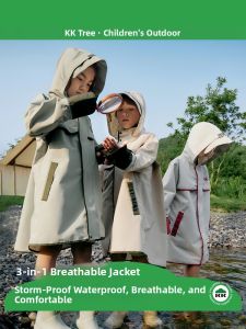Kocotree | Kids Raincoat School Bag Position 2026
