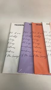 20 Lembar Kertas Buket Bunga Cellophane Motif Mawar Rose Flower Wrapping Paper Lembaran KB6122