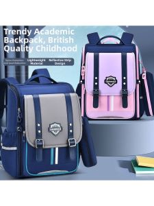 Ergonomic Waterproof Light Pull Along School Bag for 3-6th Grade