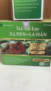 Hộp 40 túi trà xạ đen la hán túi lọc trà xạ đen la hán thanh nhiệt thải độc gan men gan cao gan nhiễm mỡ mẩn ngứa mụn nhọt