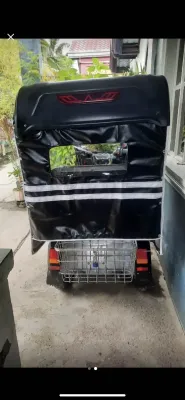 Ebike Trapal Rain Cover for NWOW EMC-GOLF V1 Leather and Plastic for Back and Passenger Side Only - 3pcs / Ebike Trapal