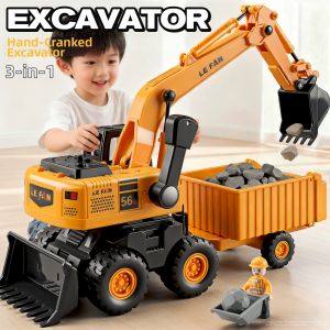 Children Construction Vehicles Toy Excavator Dumper Tractor