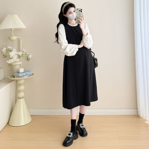 Loose and Slim Fashion Maternity Dress