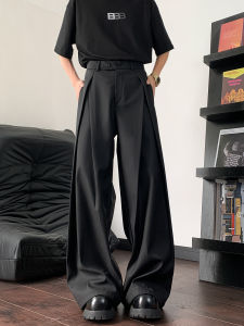 American Style Mens Trousers Loose Drapey Suit Pants Youth Casual Long Leggings No Brand Registered Trademark Summer Trend