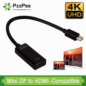 Cáp Chuyển Đổi Mini DP Sang HDMI 4K/1080P Bộ Chuyển Đổi DisplayPort Nam Sang Nữ Cho Macbook Pro/Air Mac Surface Pro Cáp Âm Thanh & Video