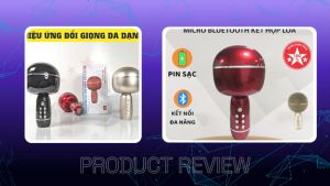 Mic hát karaoke bluetooth không dây cầm tay kiêm loa nghe nhạc mini chính hãng YS09 dòng 2023 cao cấp cực hay chất âm cực chuẩn chống hú chống rè