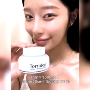 TORRIDEN Dive In Soothing Cream (100ml) Soothe and nourish the skin|Refreshing and non-greasy|Quick absorption | Deep hydration