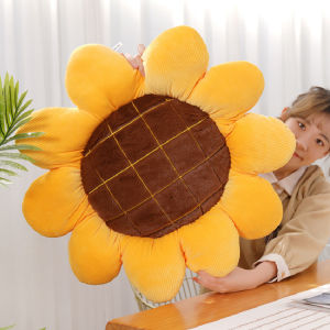 2 Sizes Super Soft Sunflower Cushion Cute Sunflower Pillow Home Photo Prop Birthday Gift For Girls