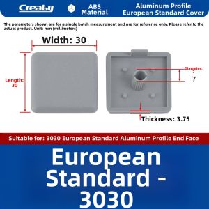 Creaby | Aluminium Profile End Cover Plastic Cap