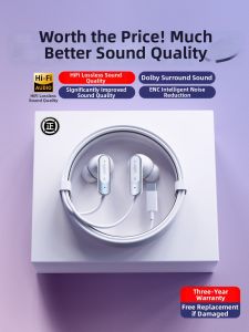 ERYE | High-Quality Sound Noise Reduction In-ear Headphones Type-C