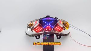 Stoplamp Running X Mode Vario 125 150 LED Old 2015-2018 8 10 Mode Lampu Rem LED Motor Variasi