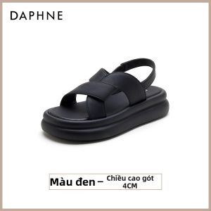 Daphne | Dép Quai Ngang Đế Dày Thoáng Khí Phong Cách Cổ Điển