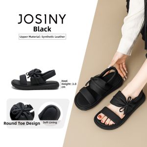 Josiny | Summer Bow Tie Flat Sandals