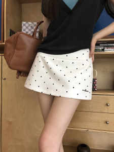 HRG STYLE | Chân Váy Ngắn A-Line Trắng
