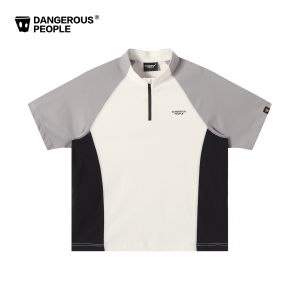 dangerouspeople | Color Blocking Retro Quick Dry Sport T-shirt