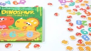 Học Liệu Thông Minh Nam Châm Từ Tính Giúp Bé Học Toán Hinh Khủng Long Đáng Yêu