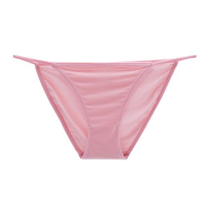 Low Waist Japanese Style Yoga Basic Bikini Underwear Breathable Cotton Crotch for Women with Hip Lift Movement Pattern