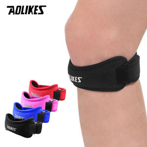 AOLIKES | AOLIKES 1PCS Sports Patella Brace Adjustable Strap Kneepads Knee Support Pad Protective Gear Basketball Volleyball Protector