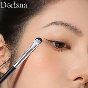 Dorisna 10Pcs Curved Makeup Brush Small Ultrathin Eyeliner Makeup Brush Crescent Blade Eye Liner Cosmetic Brush